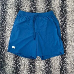Under Armour Men’s Large Blue Loose Layered Athletic Drawstring Athletic Shorts